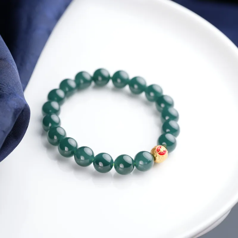 Clear Snow Ice Glutinous Bracelets Unisex-6