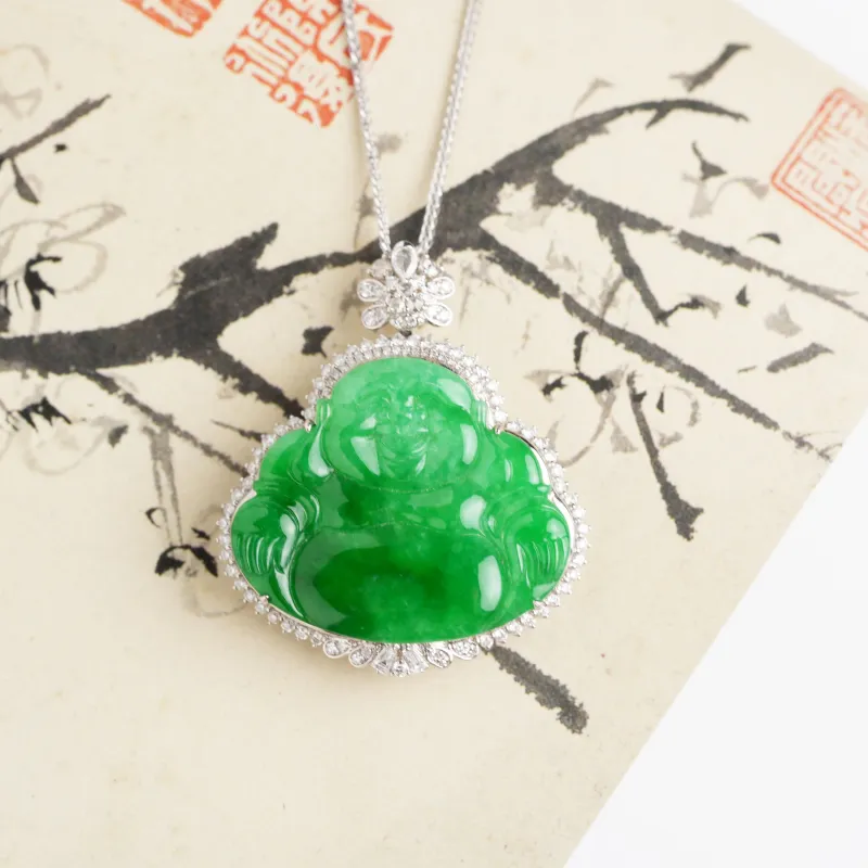 Clear Snow Ice Glutinous Necklaces Unisex-5