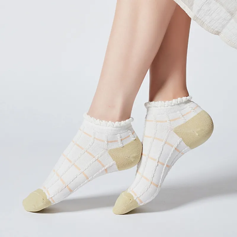 BONAS Ankle Socks Women's 5 Pack Mixed Color-3