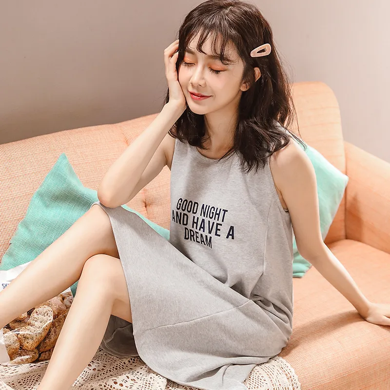 BONAS Nightgown Women's Light Gray-1