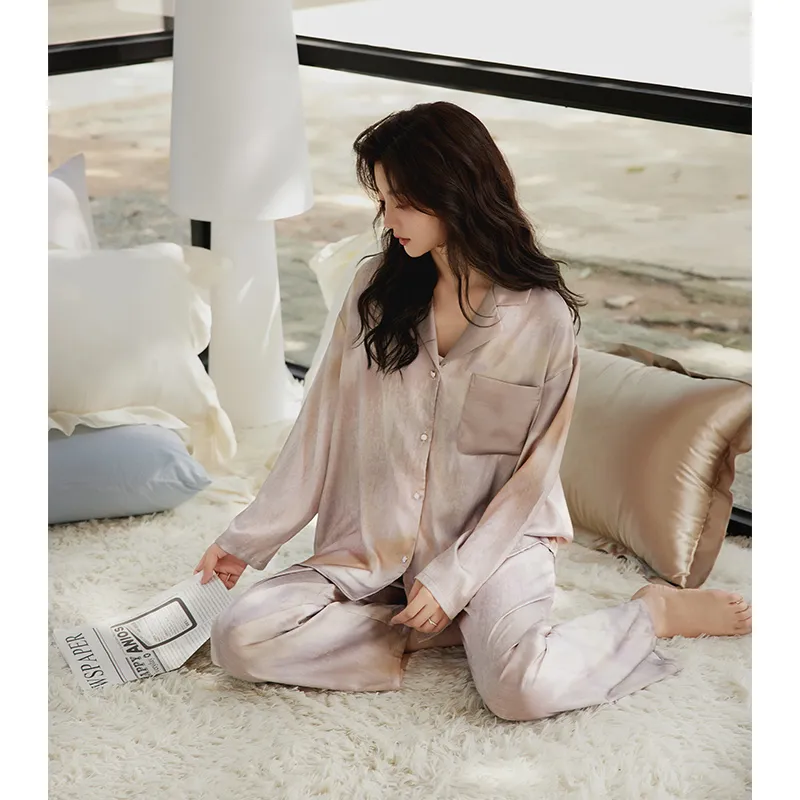 BONAS Pajama Set Women's Light Purple Gradient-5