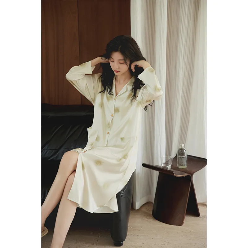 BONAS Nightgown Women's Gradient Polka Dot-7