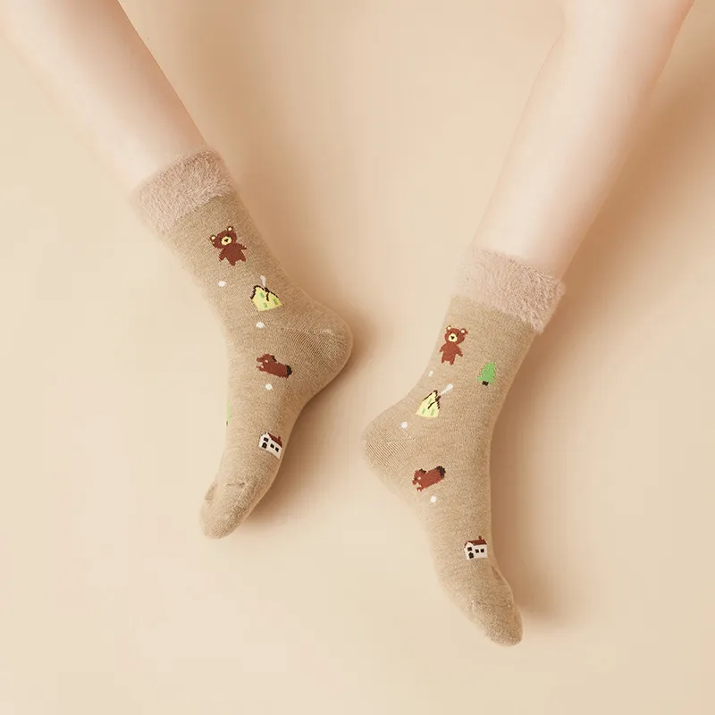 BONAS Mid Calf Socks Women's 3 Pack-2