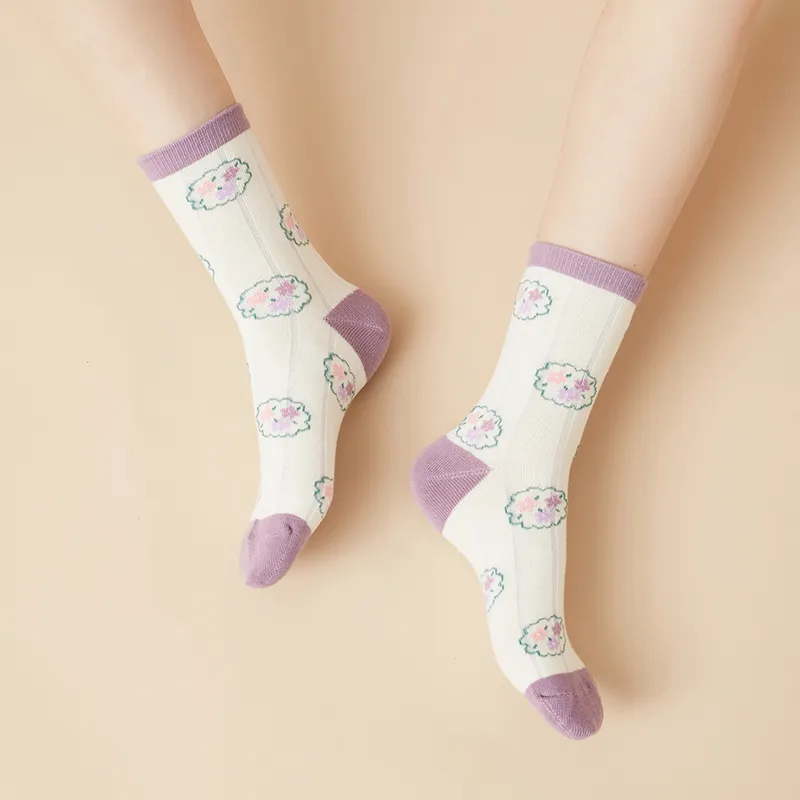 BONAS Mid Calf Socks Women's 4 Pack-2