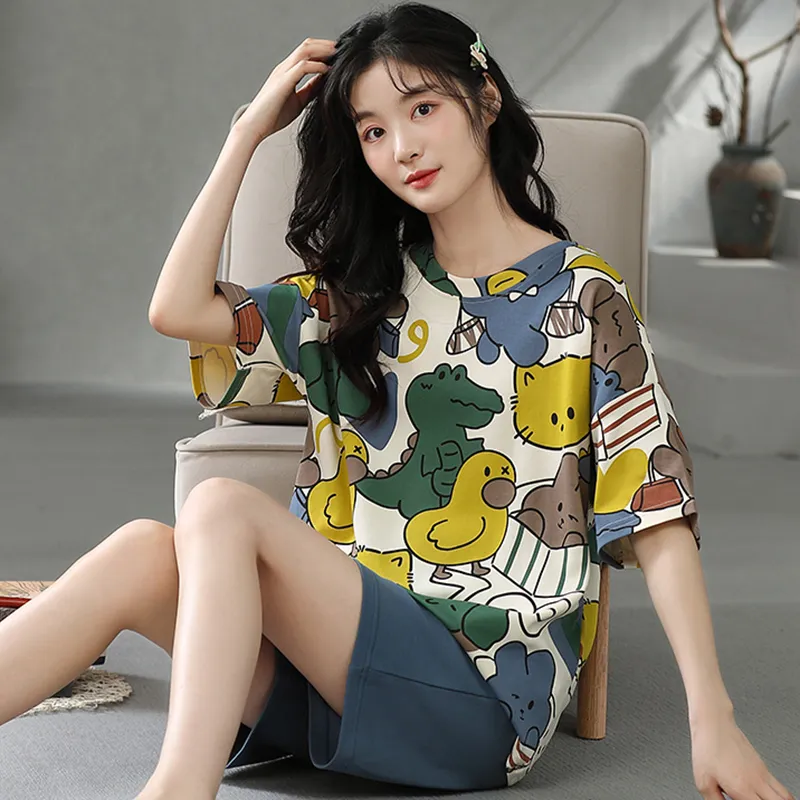 BONAS Pajama Set Women's Image Color-4