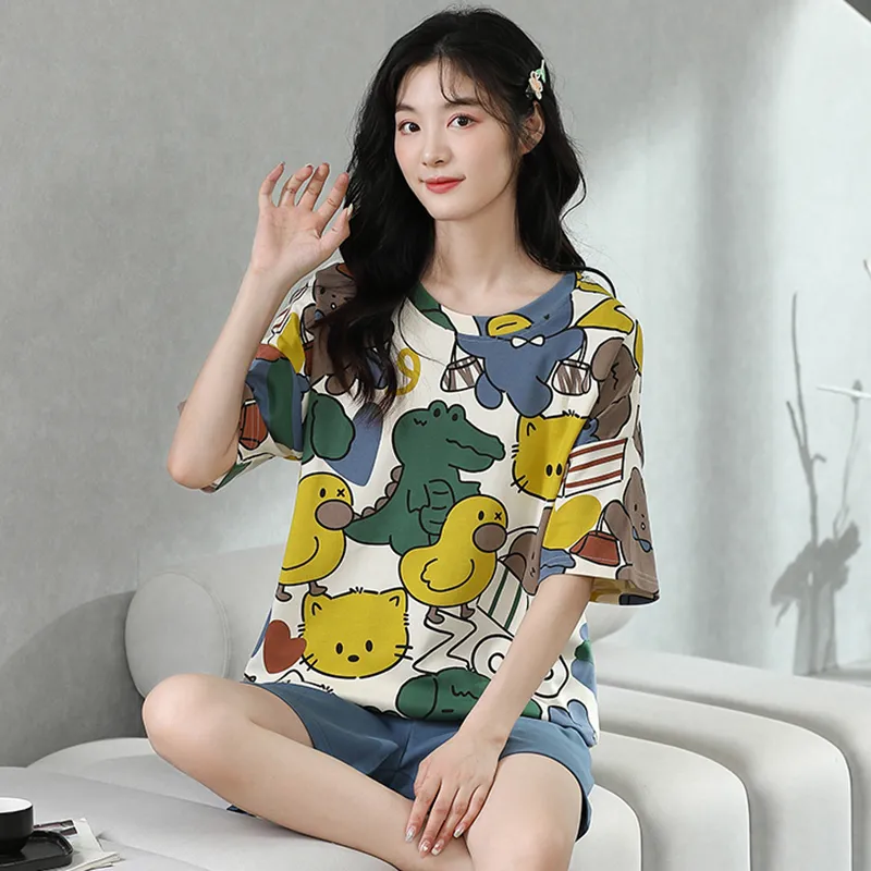 BONAS Pajama Set Women's Image Color-5