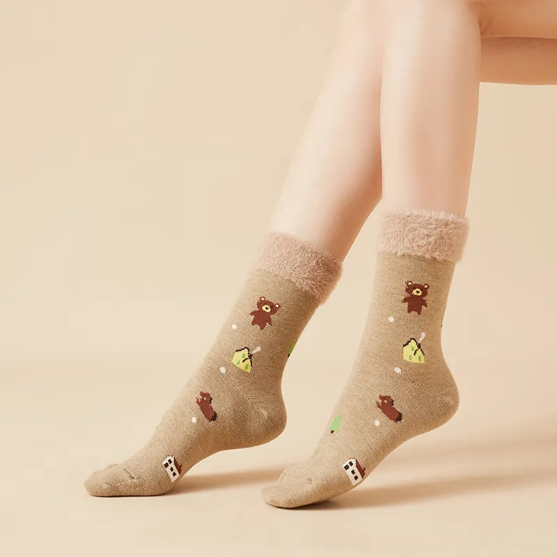 BONAS Mid Calf Socks Women's 3 Pack-3