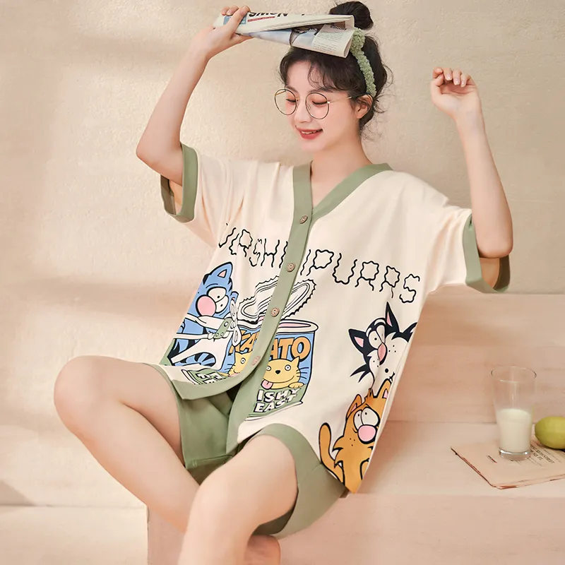 BONAS Pajama Set Women's Image Color-1