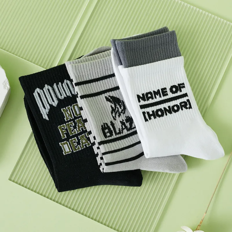 BONAS Mid Calf Socks Women's 3 Pack-4