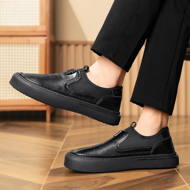 Bull Charm Casual Shoes Men's Black-4