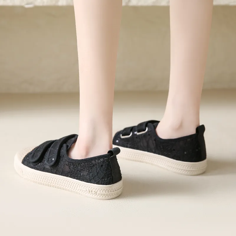 Bull charm Espadrilles Women's Black/Khaki-4