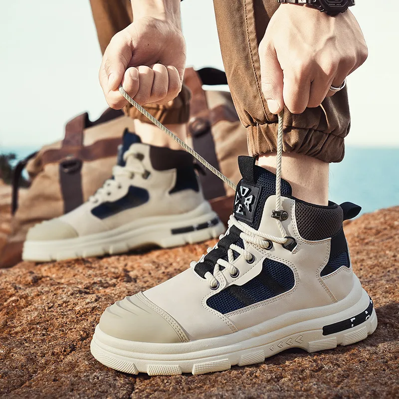 Bull Charm High Top Casual Shoes Men's-16