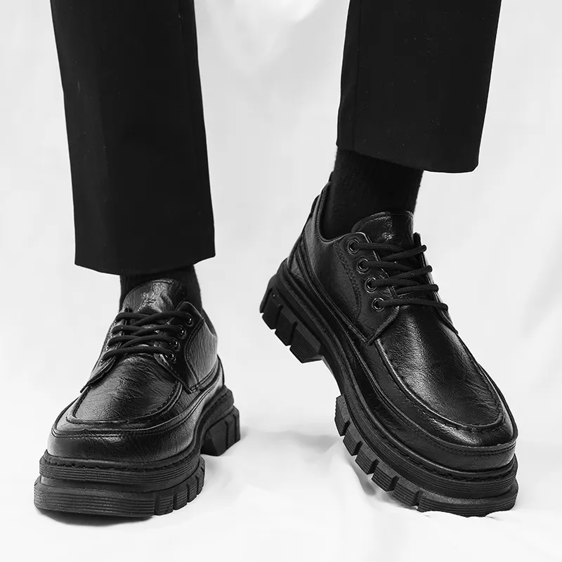 Bull Charm Casual Shoes Men's Black-3