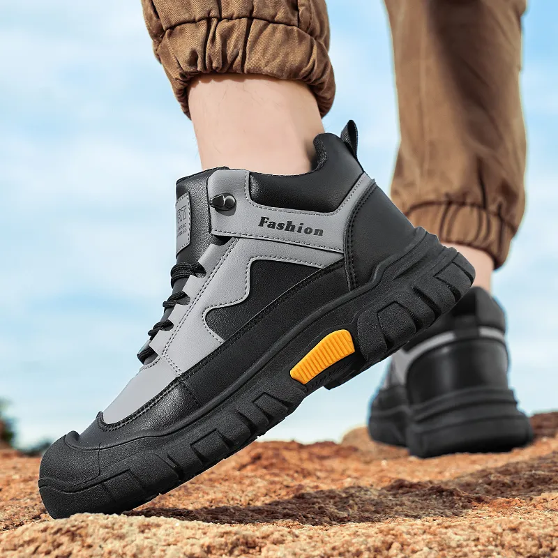 Bull Charm Abrasion Resistant Slip Resistant Short Outdoor Boots Men's-8