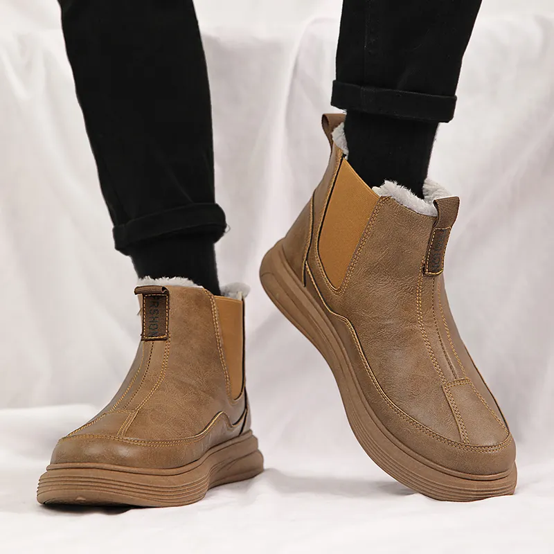 Bull Charm Short Chelsea Boots Men's-11