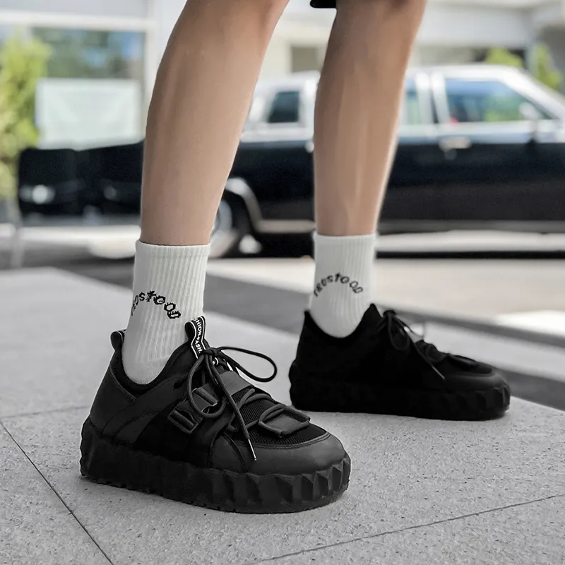 Bull Charm Casual Shoes Men's Black-3