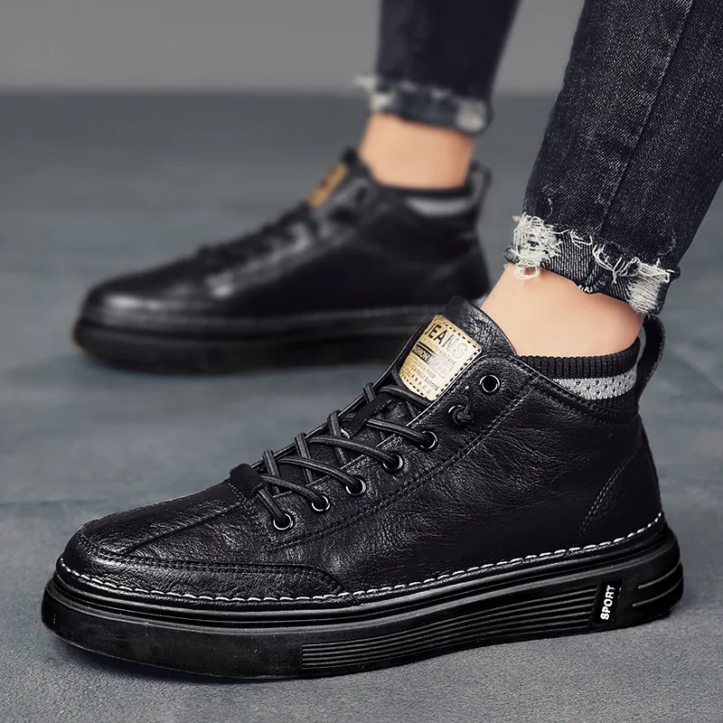Bull Charm Abrasion Resistant Mid Top Skateboard Shoes Unisex-22