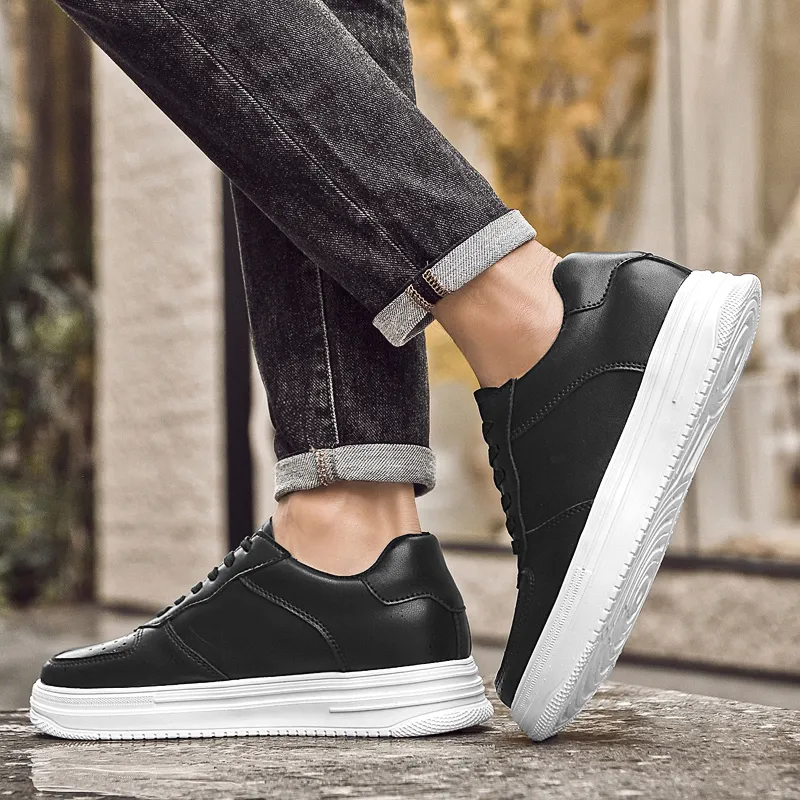 Bull Charm Durable Breathable Low Top Skateboard Shoes Men's-3