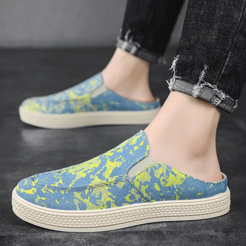 Bull Charm Abrasion Resistant Slip Resistant Wrap toe Slippers Men's-5
