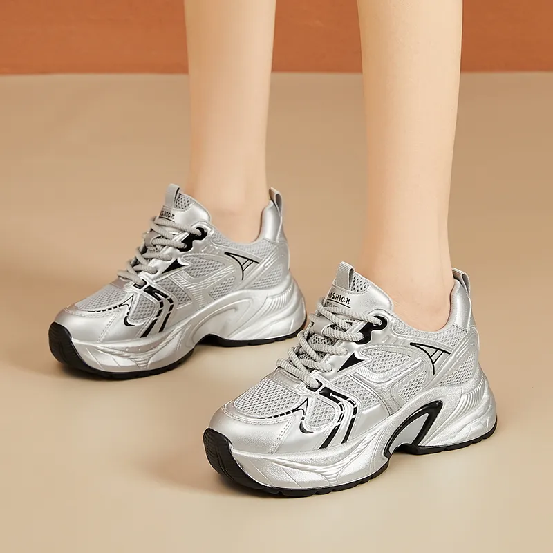 Bull Charm Low-Top Chunky Sneakers Women's-3