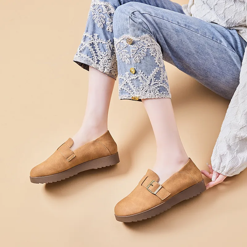 Bull Charm Casual Single Shoes Women's-11