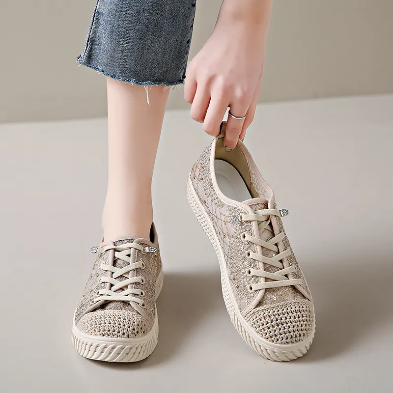 Bull charm Espadrilles Women's Black/Khaki-11