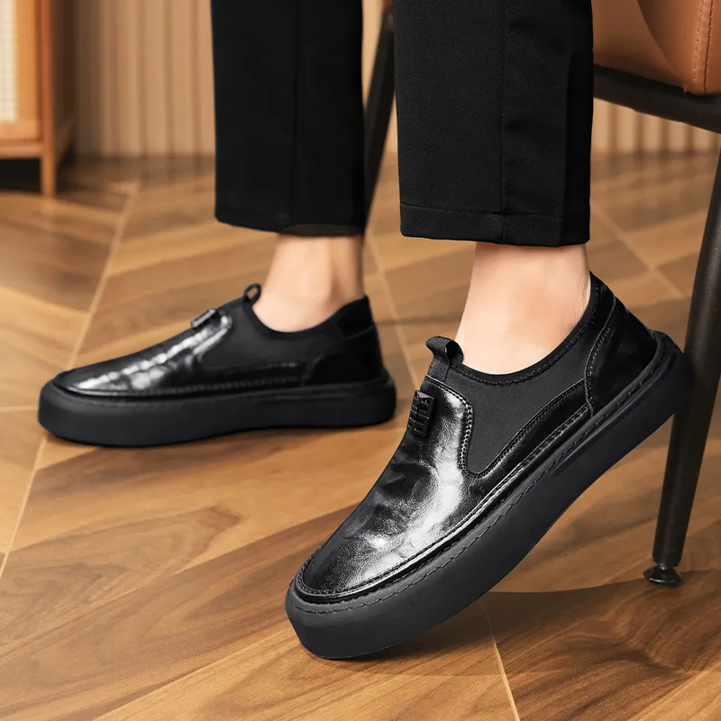 Bull Charm Casual Shoes Men's Black-2