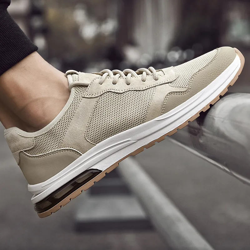 Bull Charm Durable Breathable Low-Top Casual Shoes Men's-5