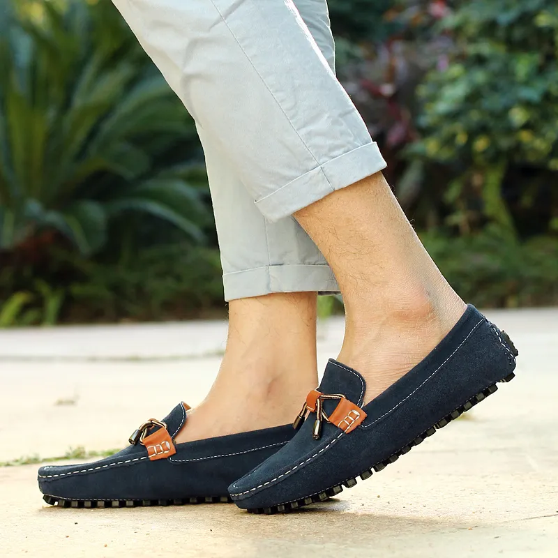 Bull charm Gommino Loafers Men-11