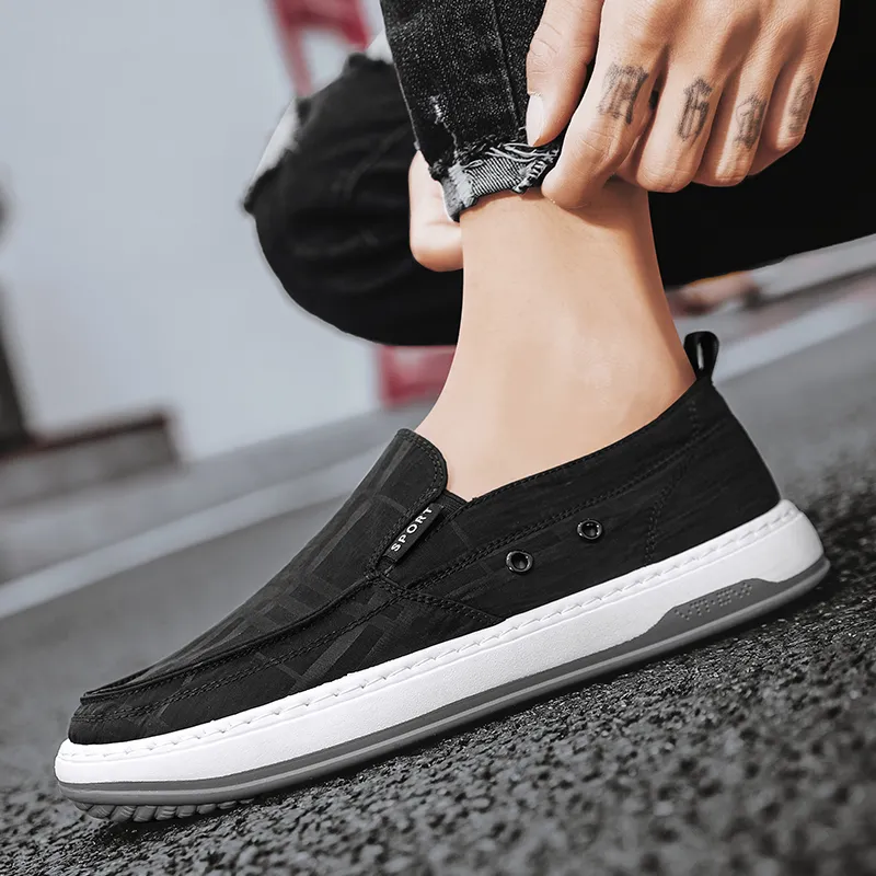 Bull charm Men's Casual Shoes Men Low Top Gray/Black/Green-10