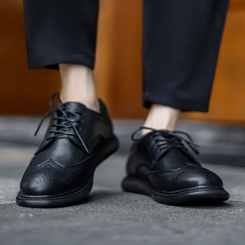Bull Charm Casual Shoes Men's Black-2