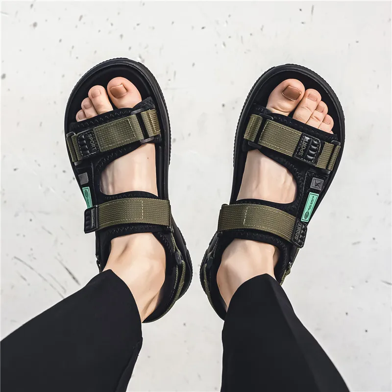 Bull charm Beach Sandals Men-11