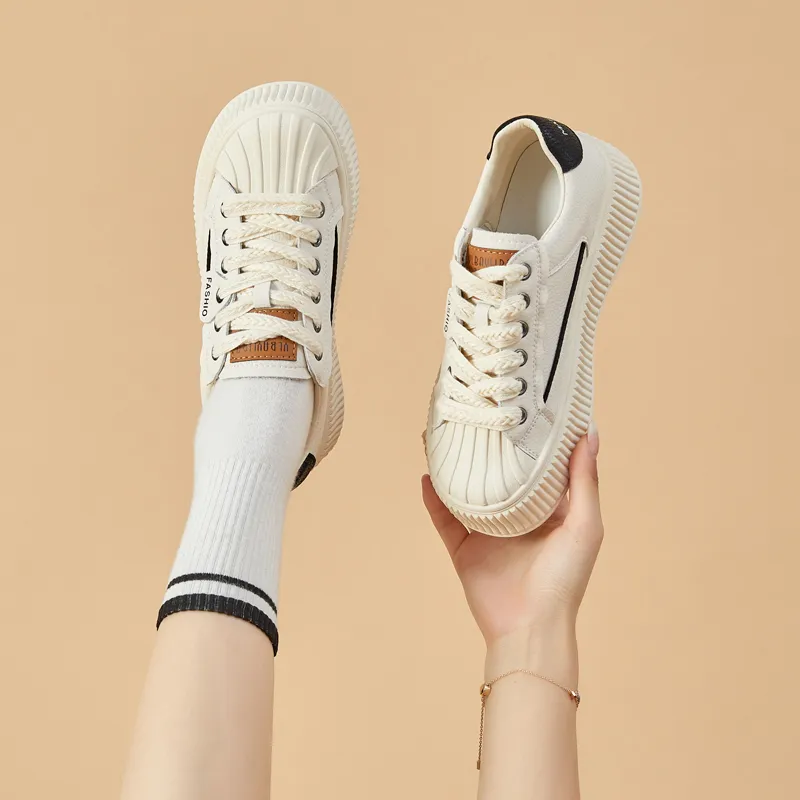 Bull Charm Abrasion Resistant Low Top Casual Shoes Women's-2