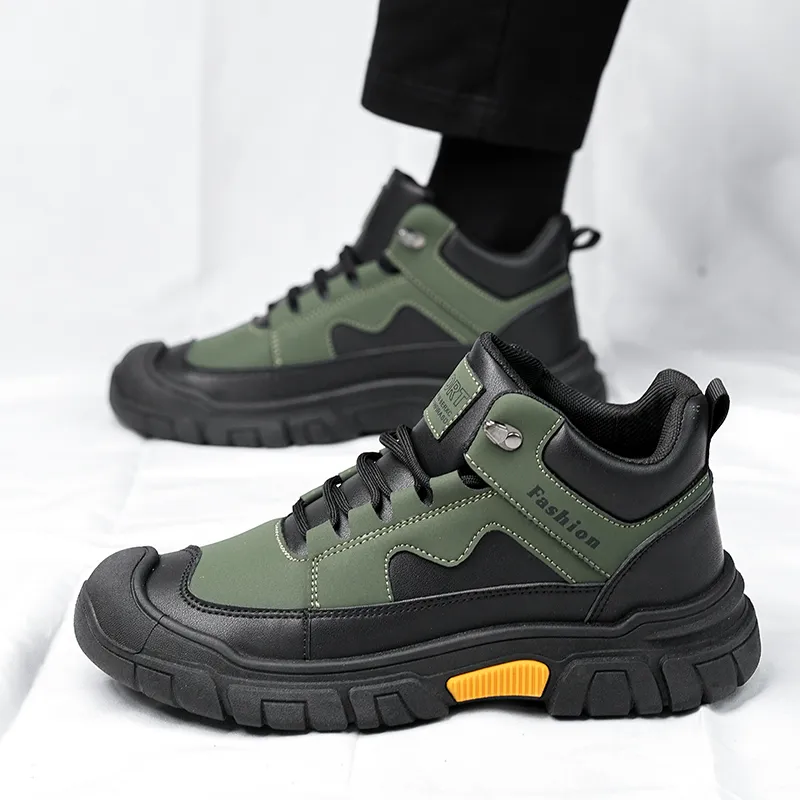 Bull Charm Abrasion Resistant Slip Resistant Short Outdoor Boots Men's-16