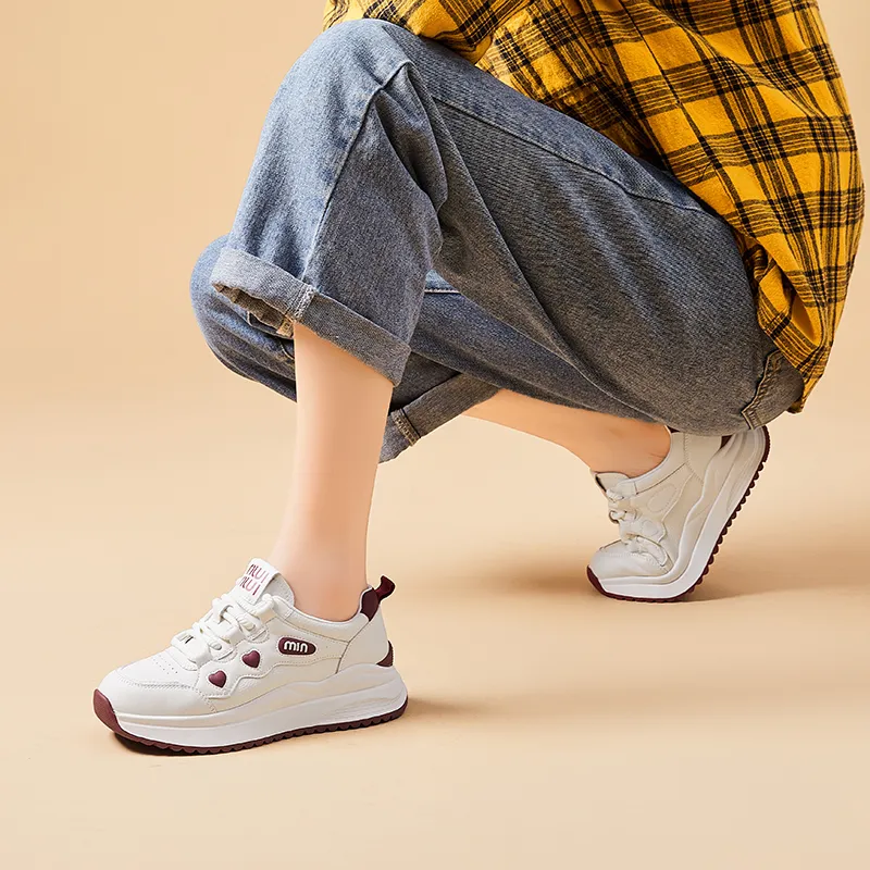 Bull Charm Abrasion Resistant Low Top Casual Shoes Women's-4