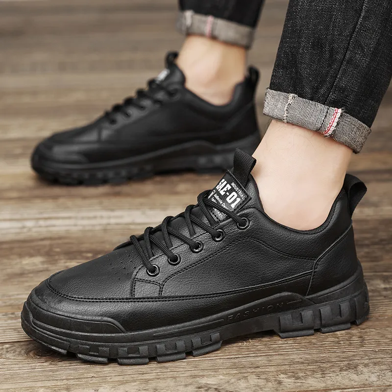 Bull Charm Slip Resistant Low Top Casual Shoes Men's-1