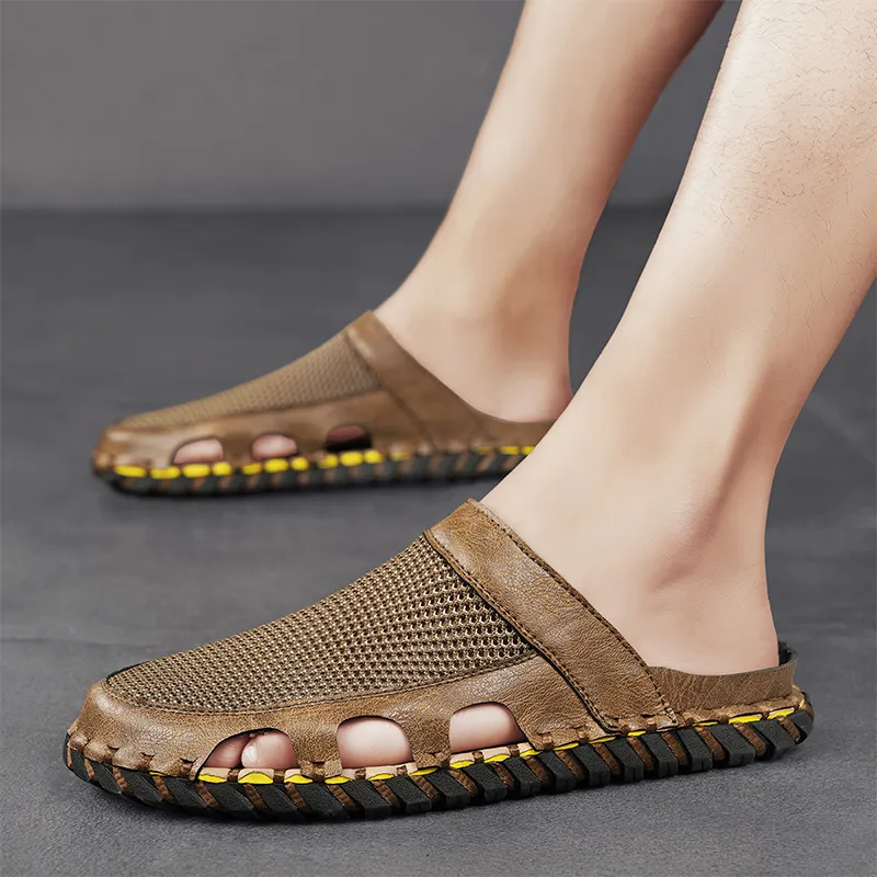 Bull charm Closed Toe Slippers Men-7