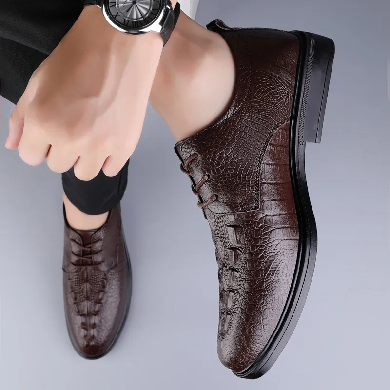 Bull charm Men's Casual Shoes Men Low Top Black/Brown-8