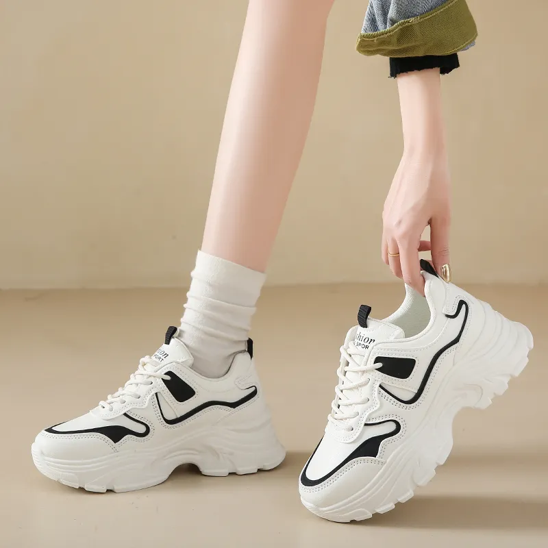 Bull Charm Low-Top Chunky Sneakers Women's-4