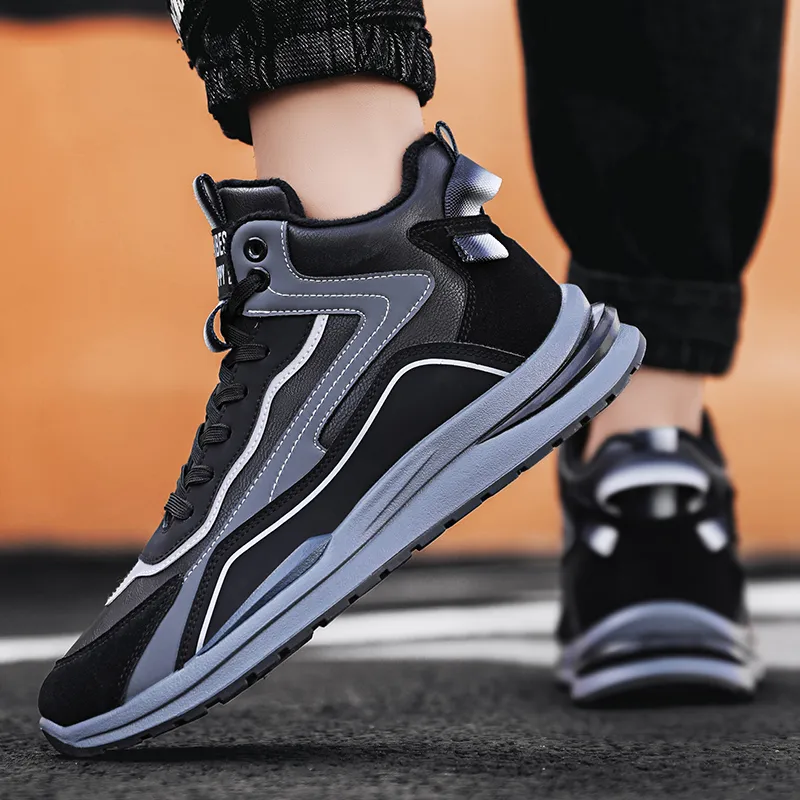 Bull Charm Abrasion Resistant High Top Casual Shoes Men's-10