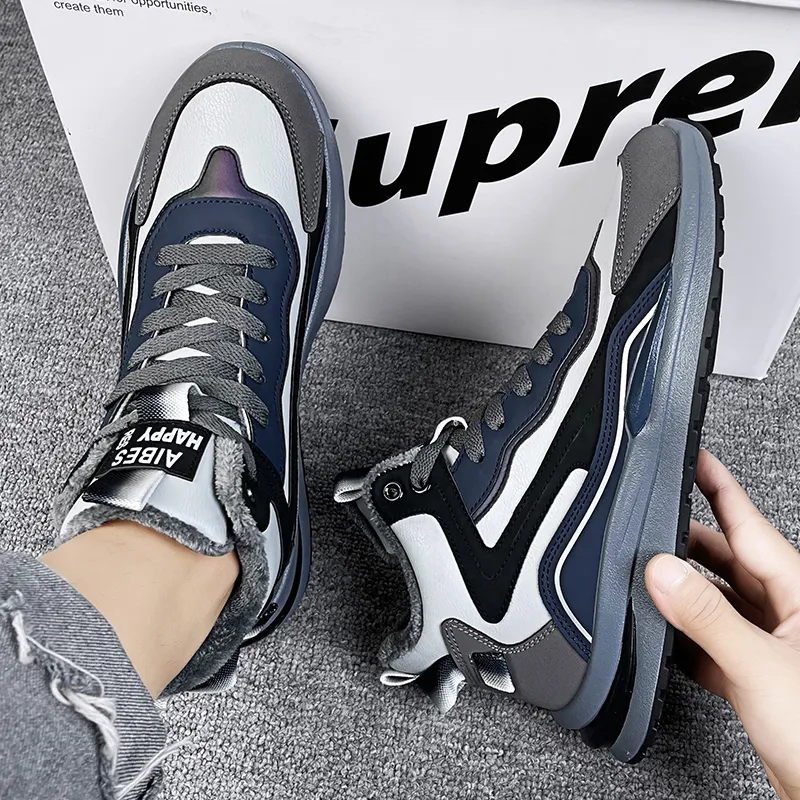 Bull Charm Abrasion Resistant High Top Casual Shoes Men's-3