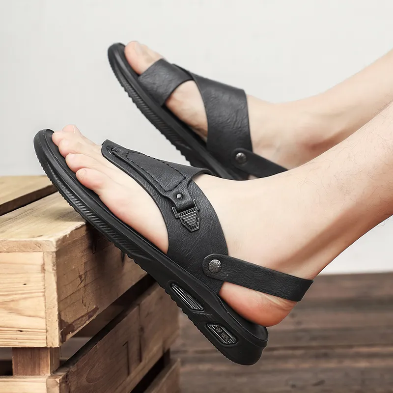 Bull charm Beach Sandals Men-4