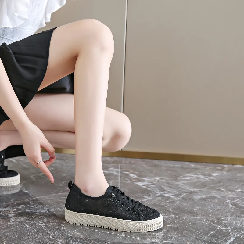 Bull charm Espadrilles Women's Black/Khaki-4