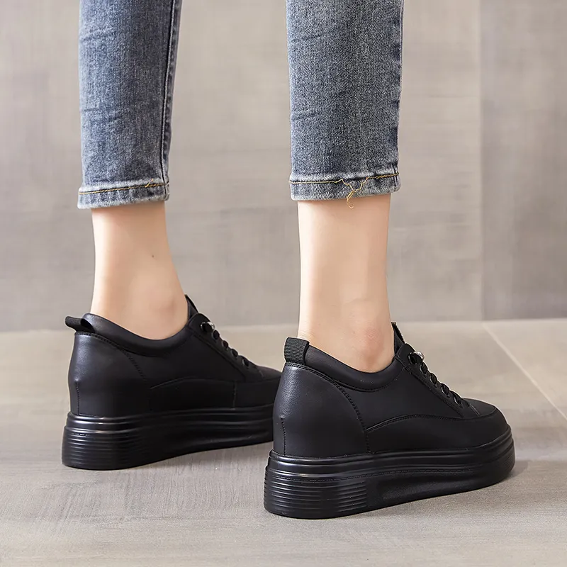 Bull Charm Skateboard Shoes Women's Black-4