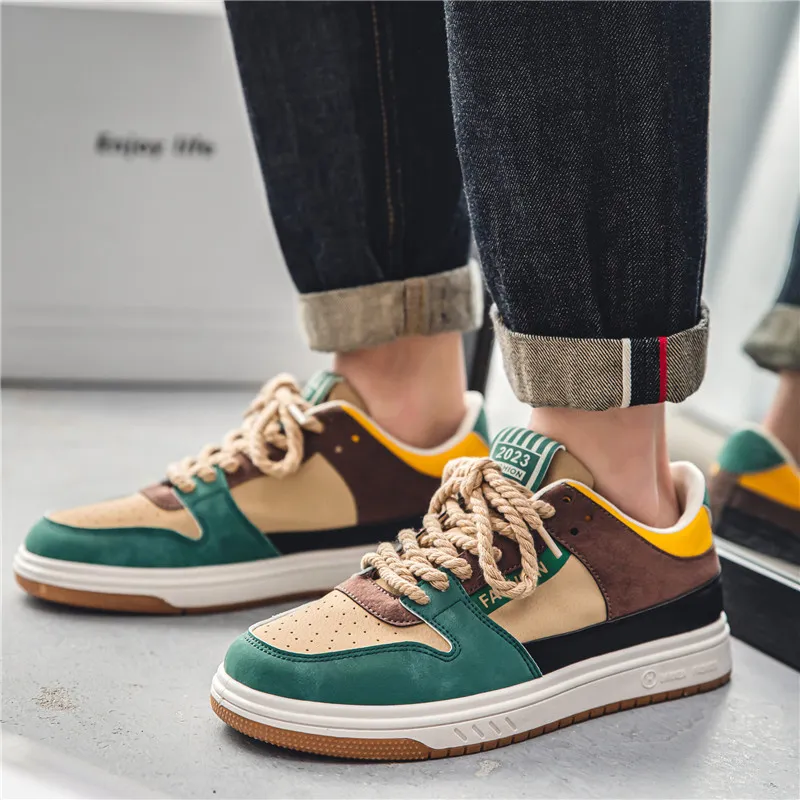 Bull Charm Low Top Skateboard Shoes Men's-8