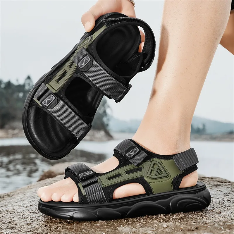 Bull charm Beach Sandals Men-16