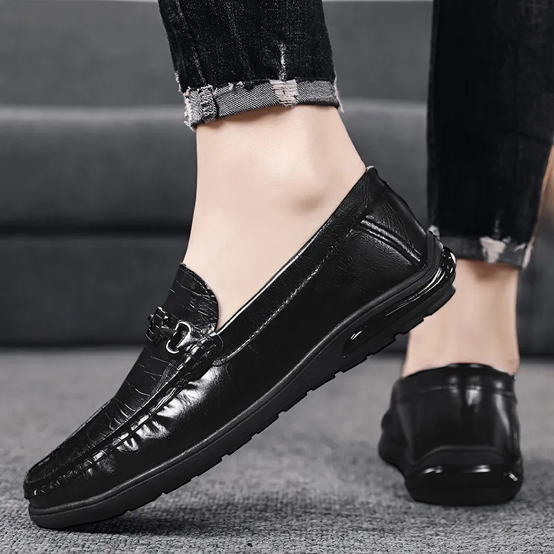 Bull charm Loafers Men-3