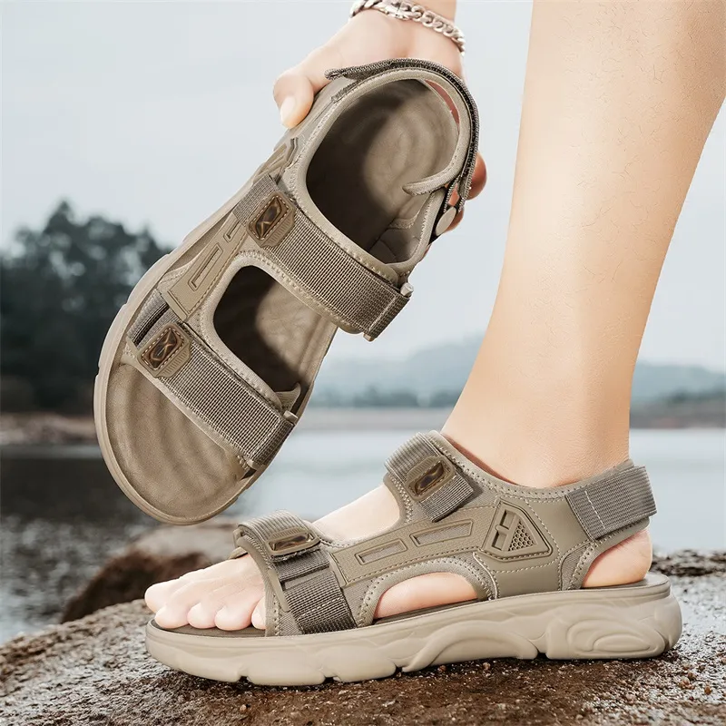 Bull charm Beach Sandals Men-4