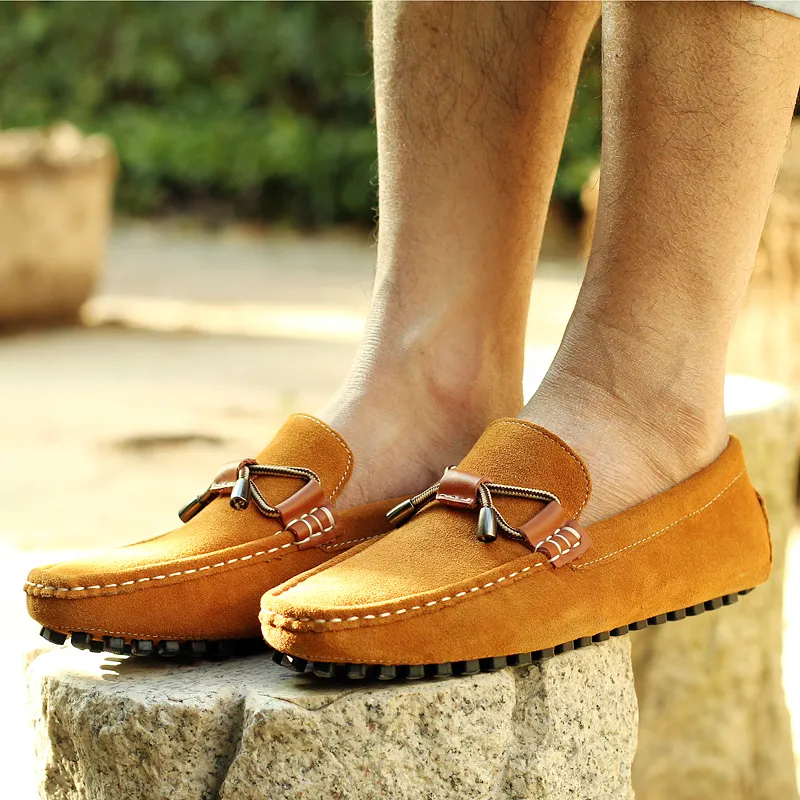 Bull charm Gommino Loafers Men-4