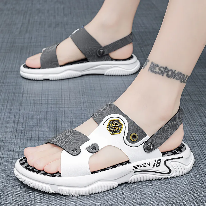 Bull Charm Rubber Sole Slip Resistant Slide Slippers Men's-11